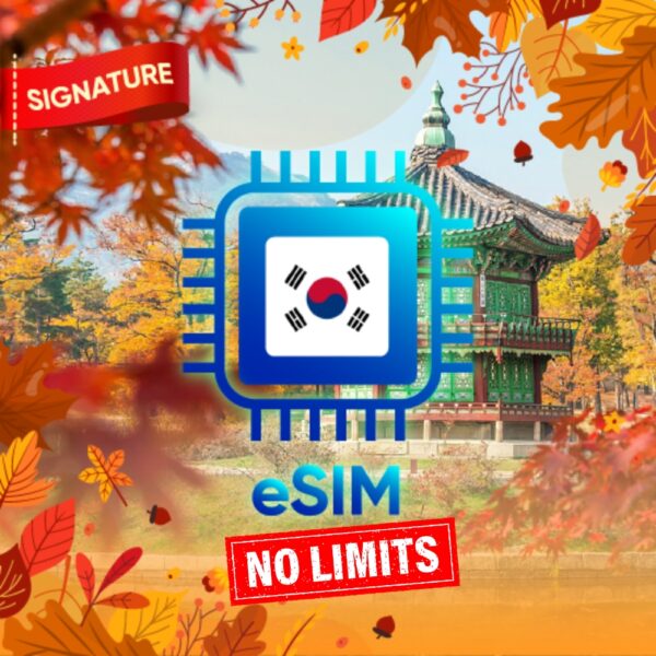 eSIM Hàn Quốc gói vô hạn