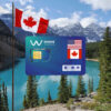 Sim Mỹ, Canada cố định