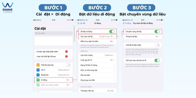 Kích hoạt sim Hàn Quốc trên hệ điều hành iOS.