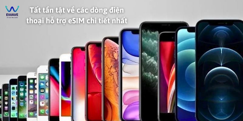 Các dòng điện thoại hỗ trợ eSIM