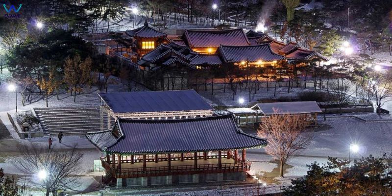 Vẻ đẹp cổ kính của ngôi làng Hanok Namsan.